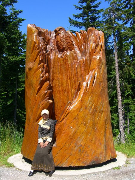 the biggest tree at Capilano Park